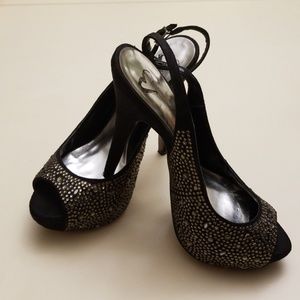 Steve Madden black pumps 5.5 ", sz 7.5 m